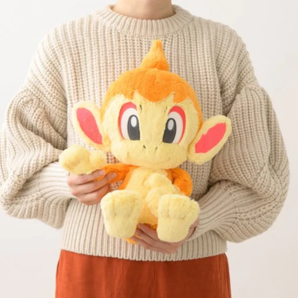Pokemon Center Comfy Friends Original Fluffy Hugging Plush - Chimchar - Image 3