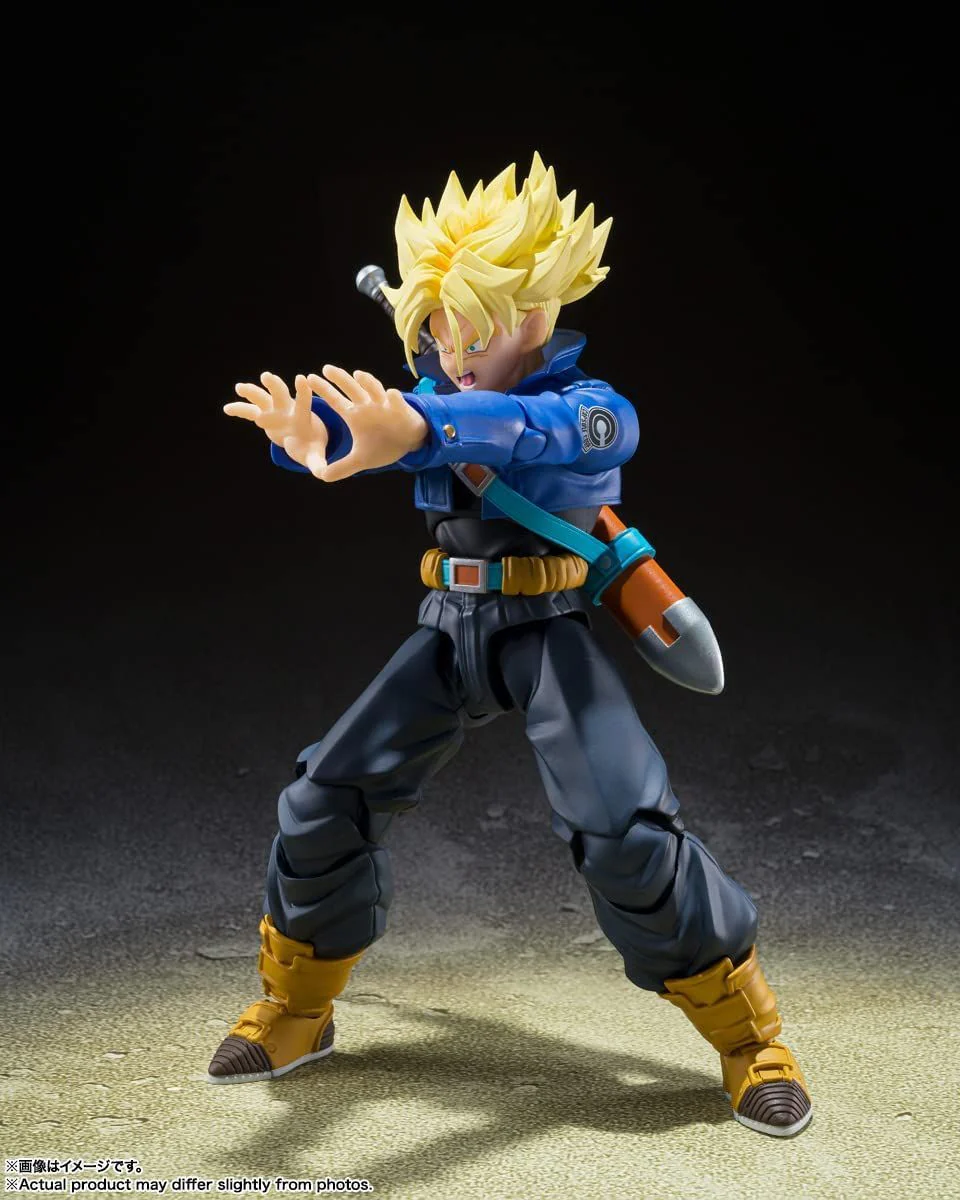 Fragon Ball Trunks The Boy From The Future S.H. Figuarts Action Figure By Bandai Tamshii - Image 3