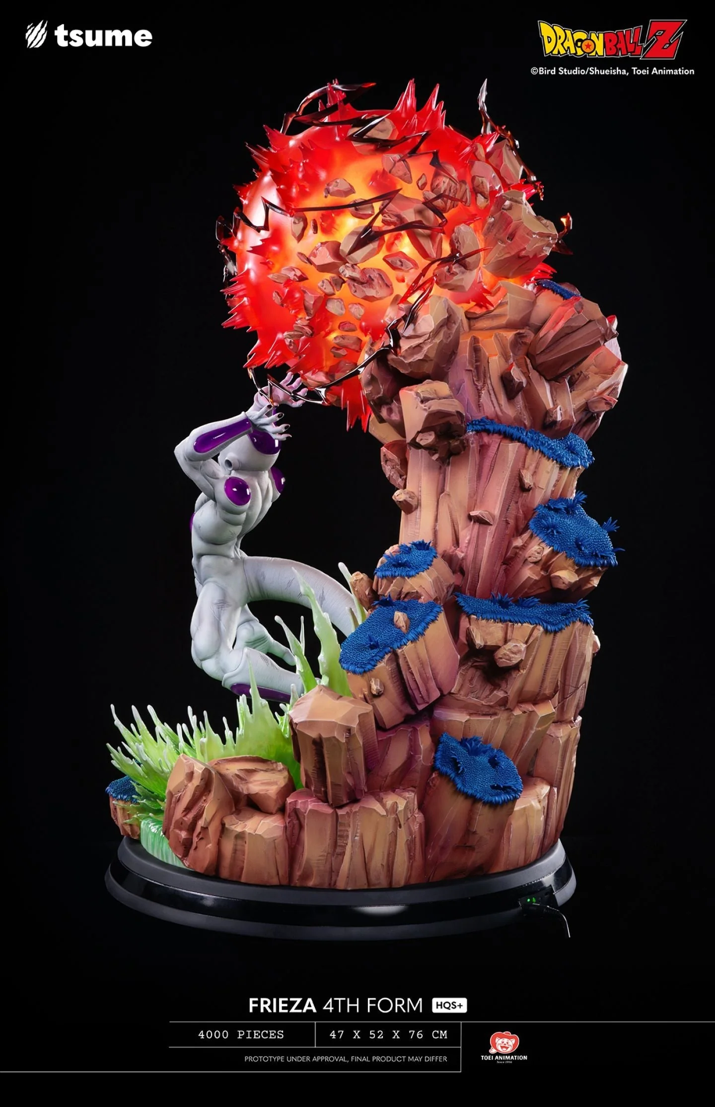 Dragon Ball Z Frieza 4th Form HQS+ 1/4 Scale Statue by Tsume Art - Image 3