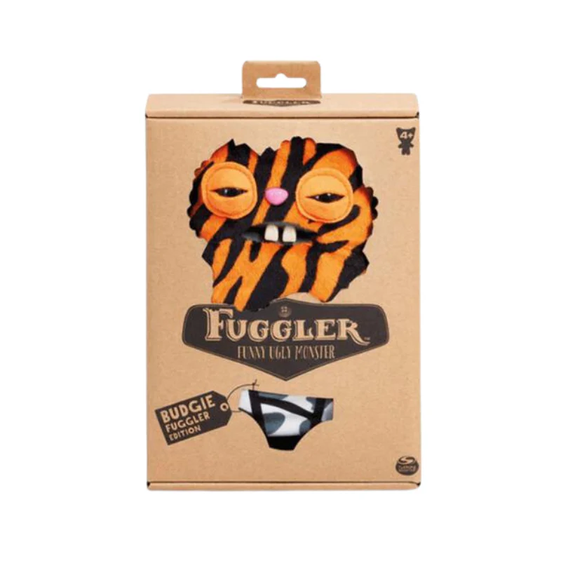 Fuggler 9" Funny Ugly Monster - Budgie Fugglers - Tiger / Orange - Image 2