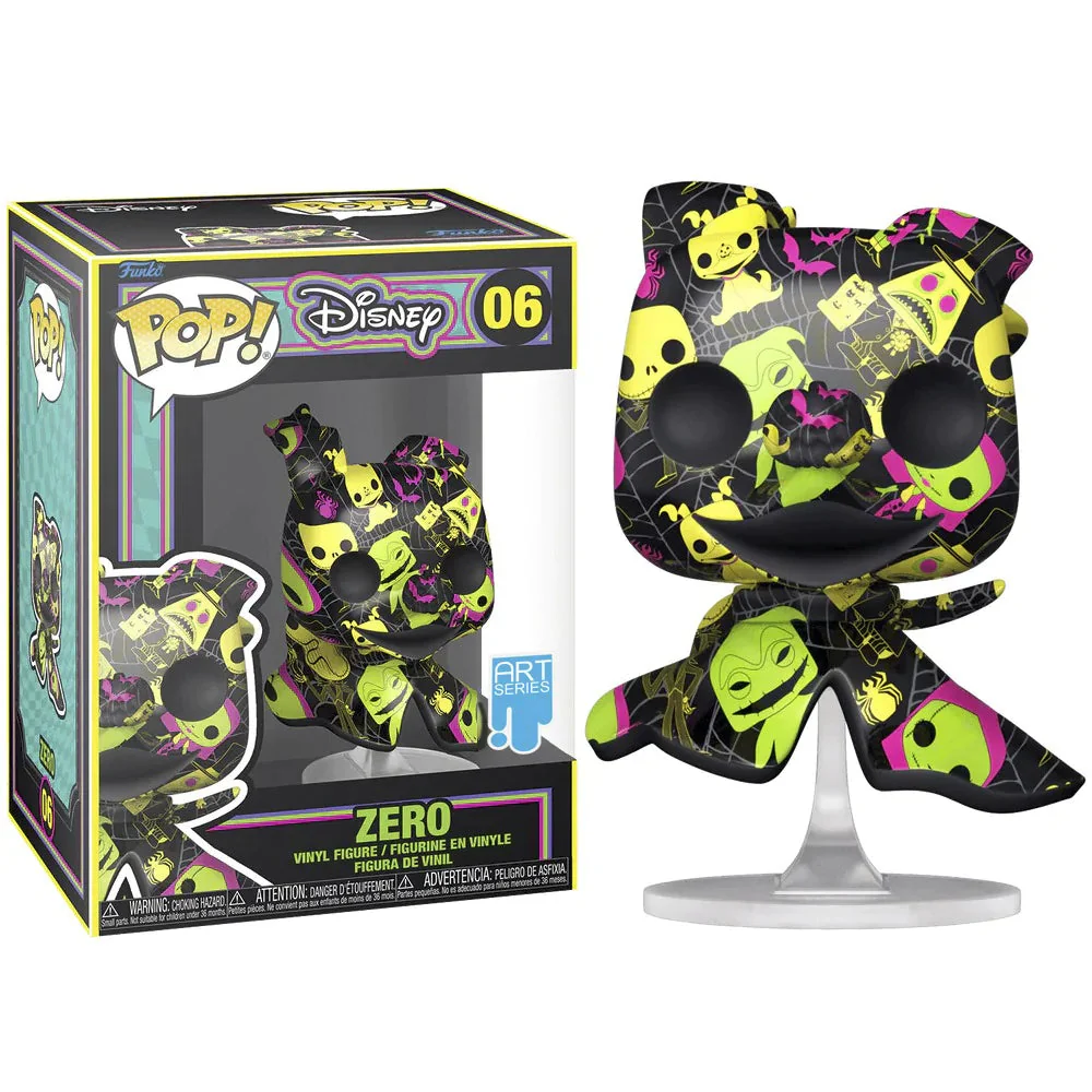 Funko Art Series : Nightmare Before Chrismas  - Zero (BlackLight) - Image 2