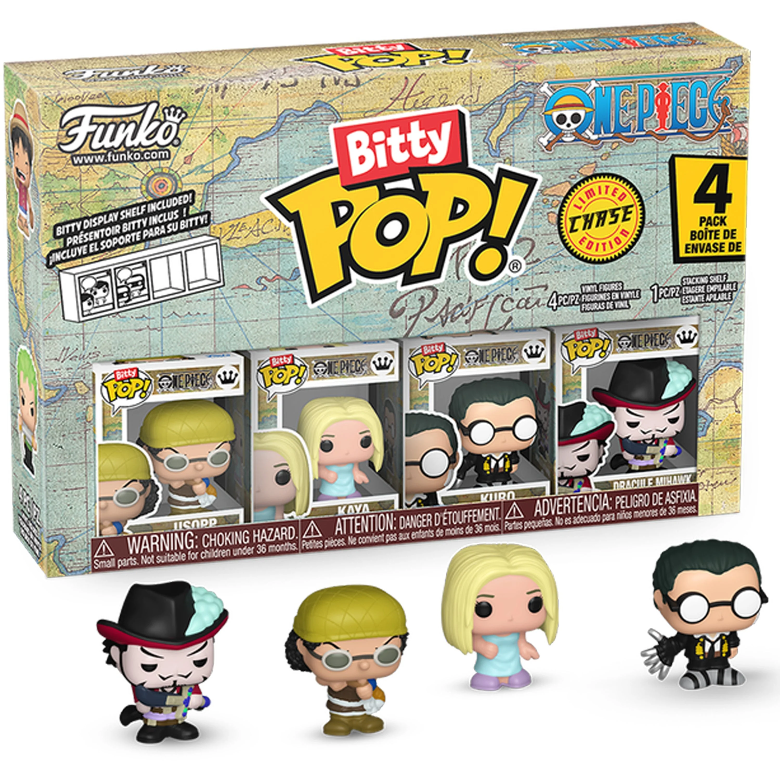 Funko Bitty Pop! Animation: One Piece - Usopp 4Pk