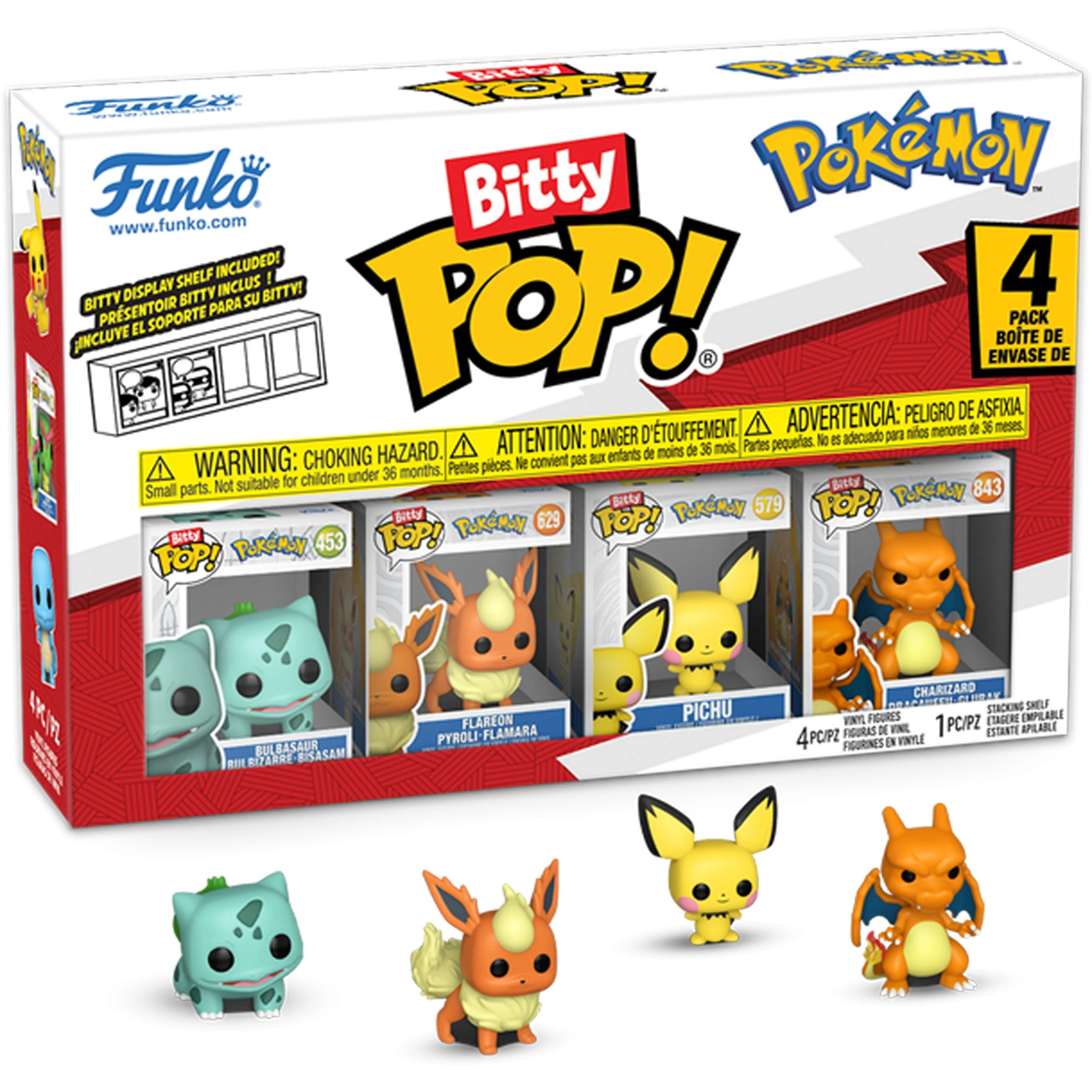 Funko Bitty Pop! Games: Pokemon - Bulbasaur 4pk