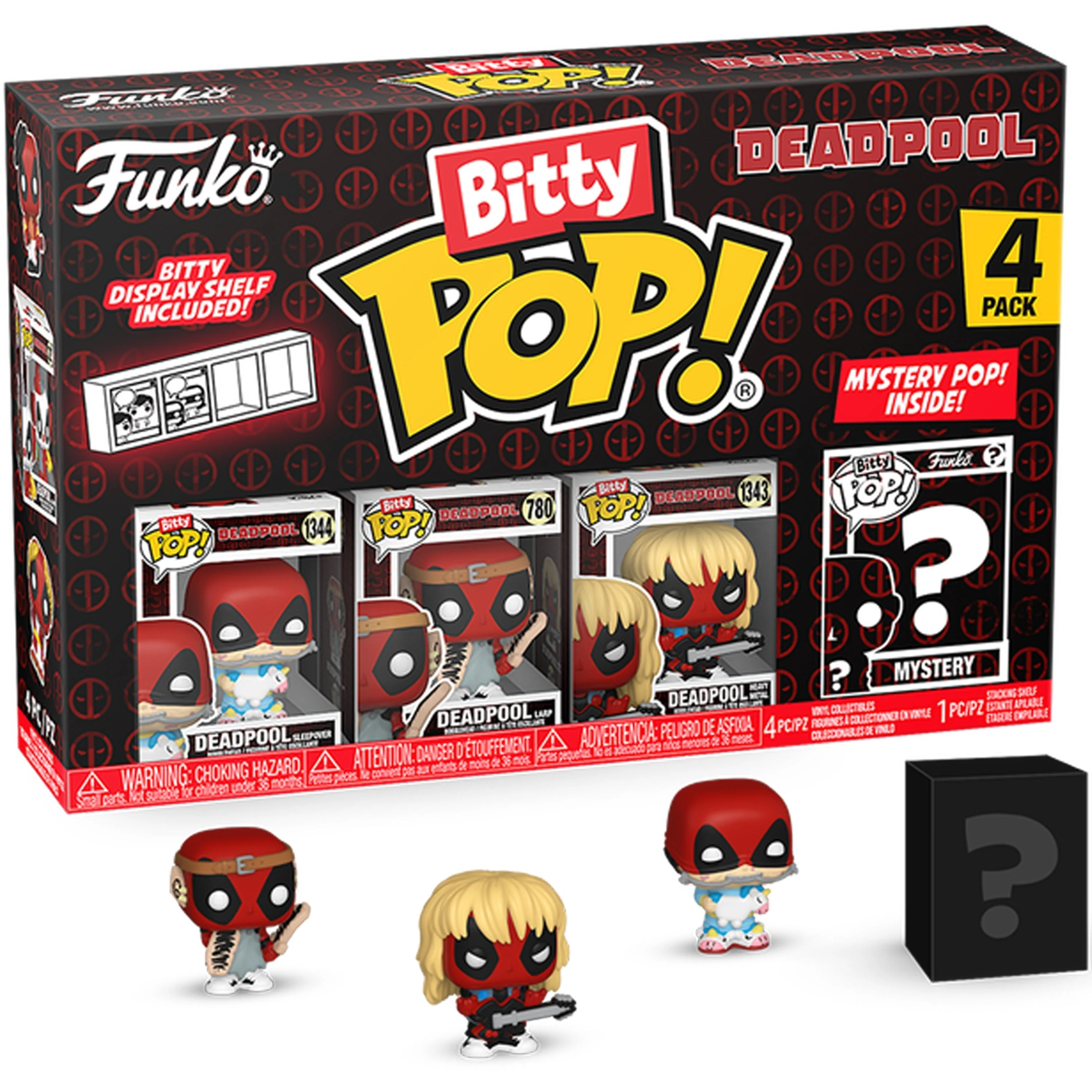 Funko Bitty Pop! Marvel: Deadpool - Sleepover 4PK