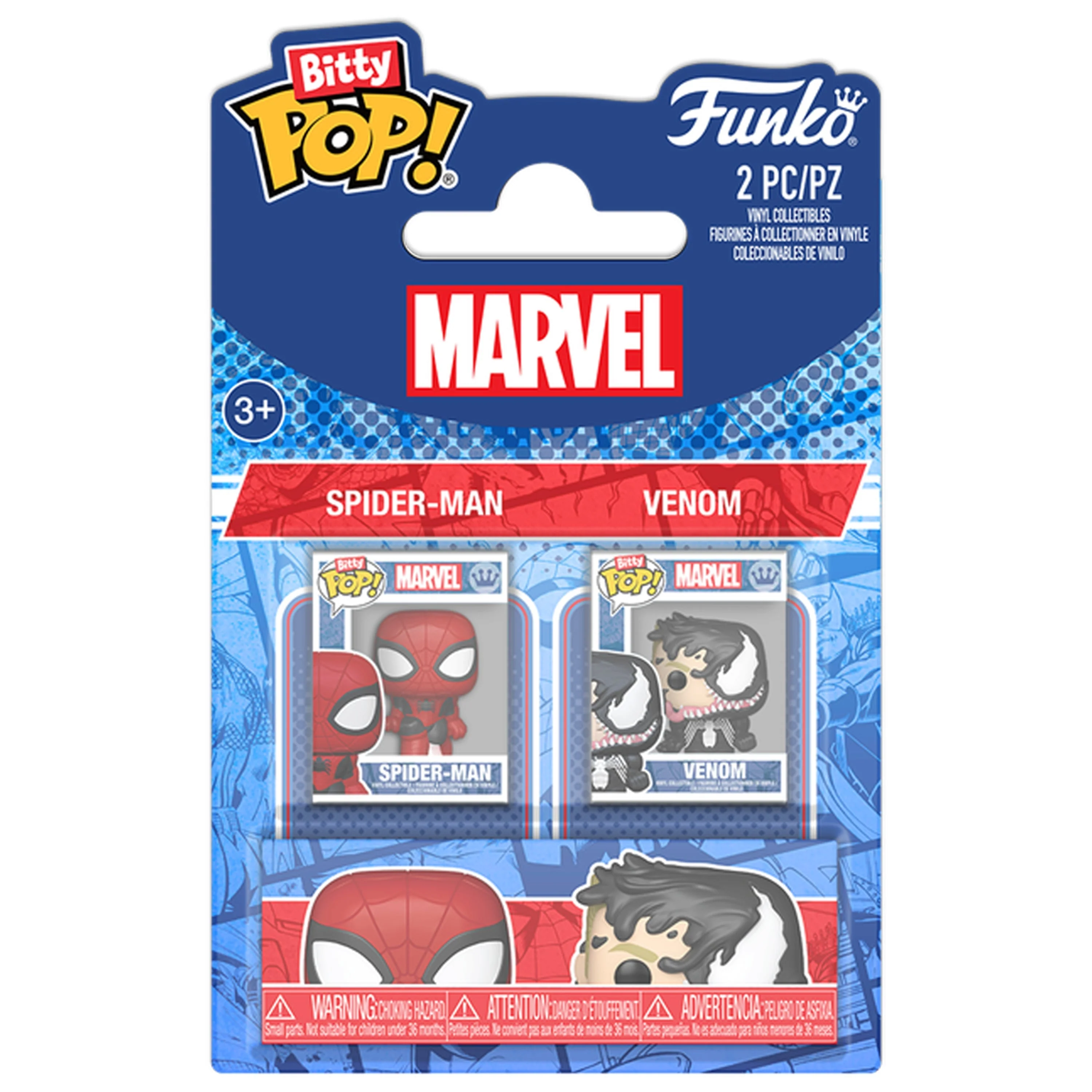Funko Bitty Pop! Marvel: Spider-Man - Spider-Man and Venom 2pk