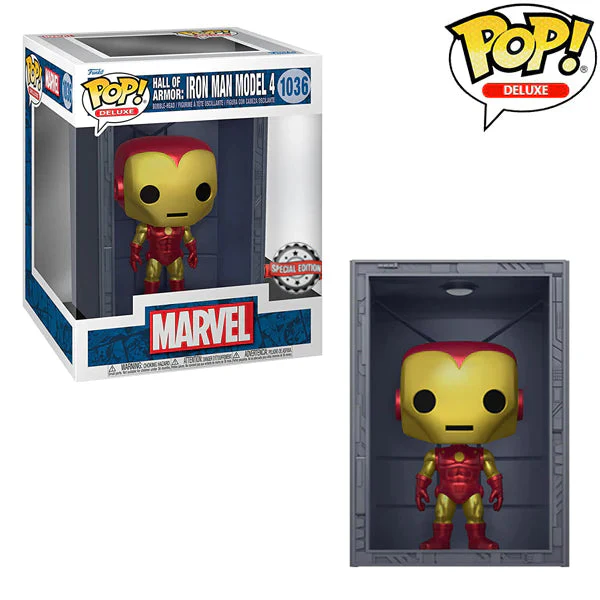 Funko Del Exc : Hall of Armor - Iron Man Model 4 (1036) - Image 2