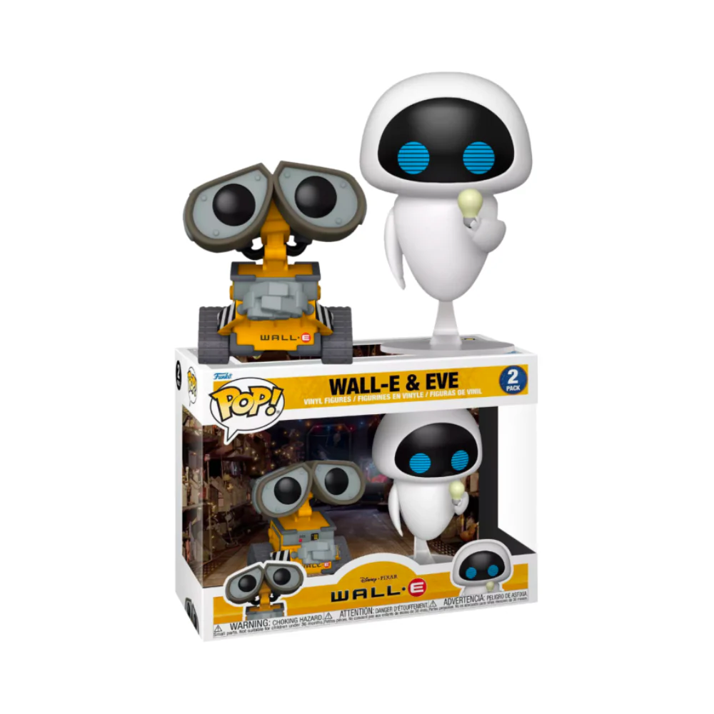 Funko Exc 2 Pack : Wall-E - Wall-E and Bulb Eve - Image 2
