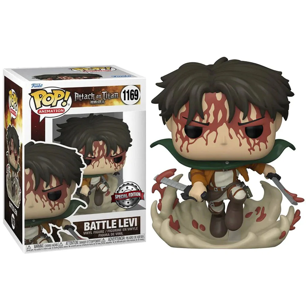 Funko Exc : Attack on Titan - Battle Levi Ackerman (Bloody) (1169) - Image 2