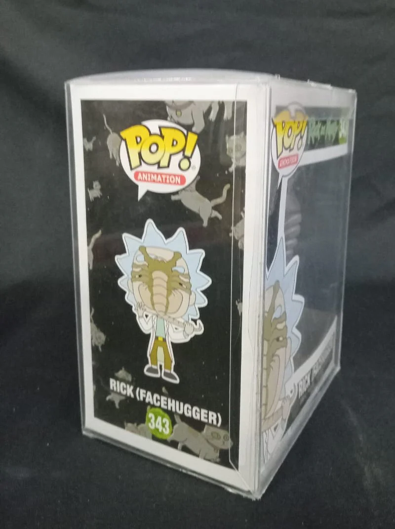 Funko Exc : Rick & Morty- Rick with Facehugger [Damaged Box] - Image 3