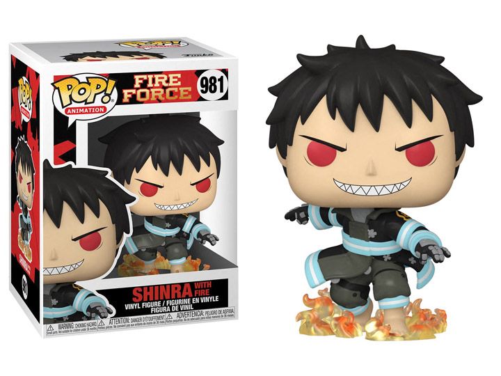 Funko : Fire Force - Shinra with Fire (981) - Image 2