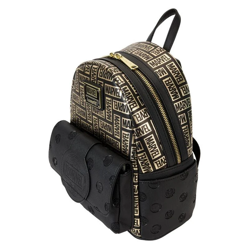 Funko Loungefly! Leather: Marvel Logo Classic Mini Backpack