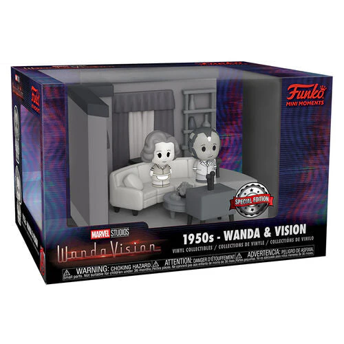 Funko Mini Moments : Marvel -1950s Wanda Vision (Black and White) - Image 2
