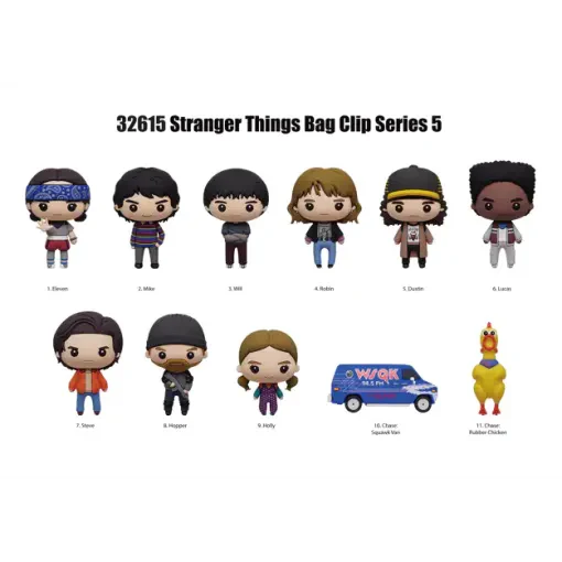 Monogram Stranger Things 3D Foam Bag Clip, Series 5 - Image 2
