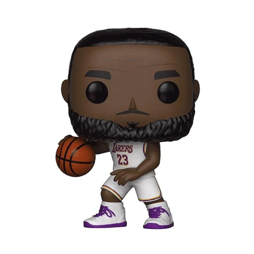 Funko : NBA Lakers - Lebron James (White Uniform) (52)