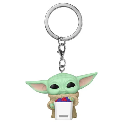 Funko Pocket Pop! Keychain: Mandalorian & Grogu S2 - Grogu with Popcorn