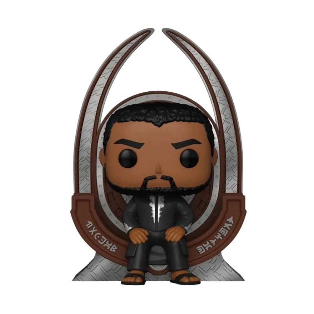 Funko Pop Deluxe Exclusive : Marvel Black Panther - T’Challa On Throne