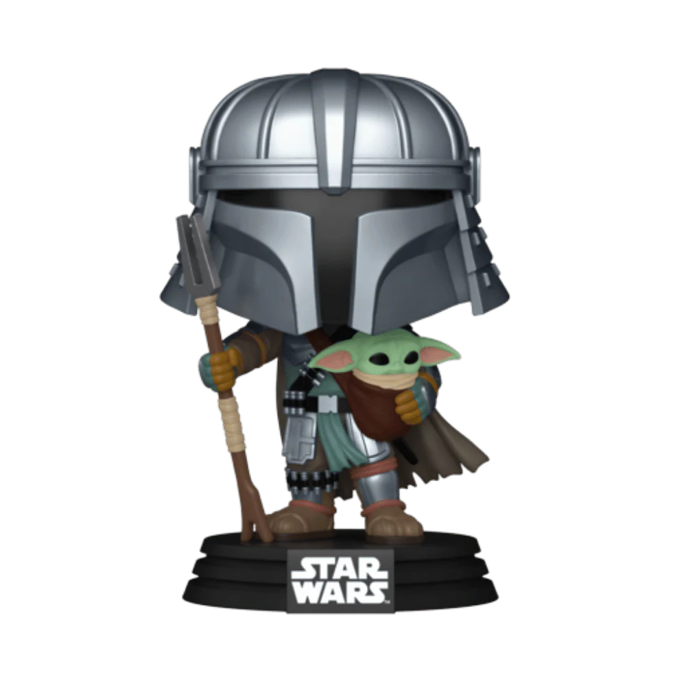 Funko Pop! Star Wars: Star Wars I - Mandalorian with Grogu (Exc)