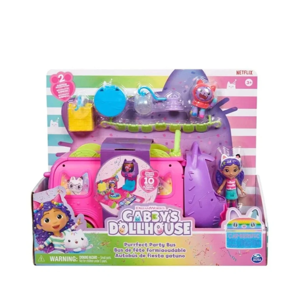 Gabby's DH Purrfect Party Bus By Spin Master