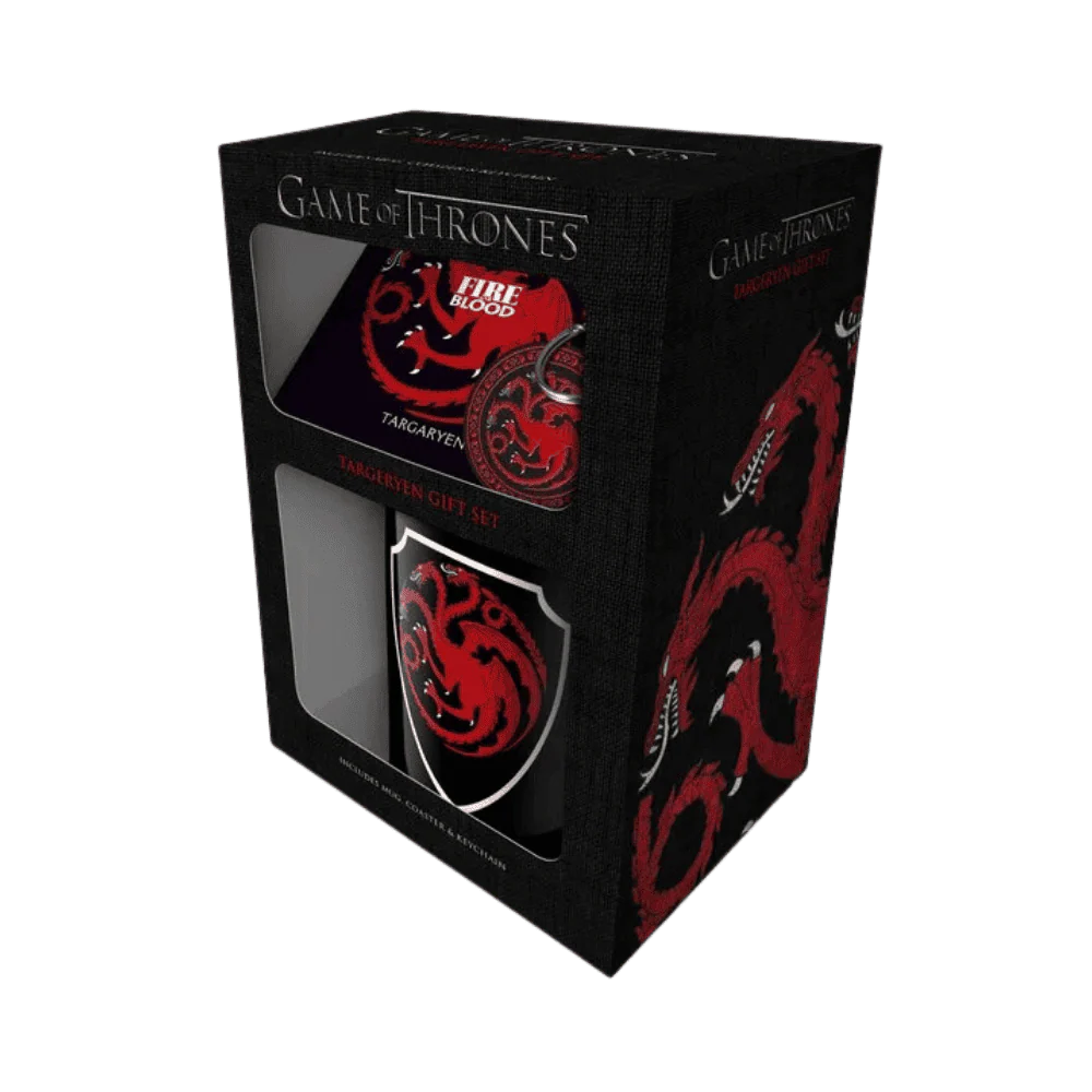 GAME OF THRONES - TARGARYEN (MUG COASTER & KEYCHAIN) By Pyramid