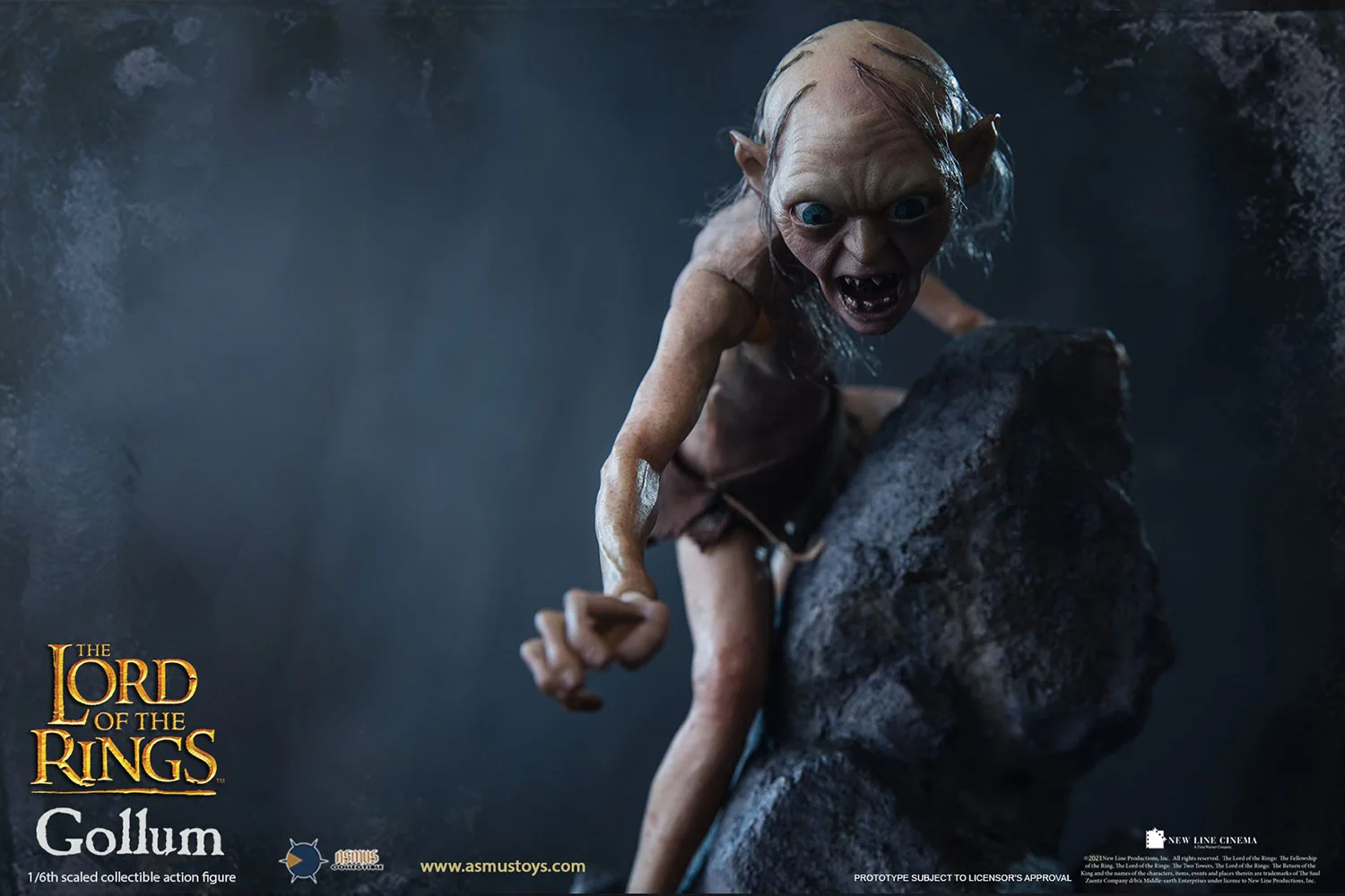 Gollum Lord Of The Rings - Asmus Toys 1/6 Scale 1/6 Scale Articulated Figure By Asmus Toys - Image 3