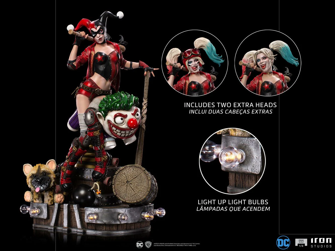 Harley Quinn DC Comics 1/3 Prime Scale Statue by Iron Studios - Image 4