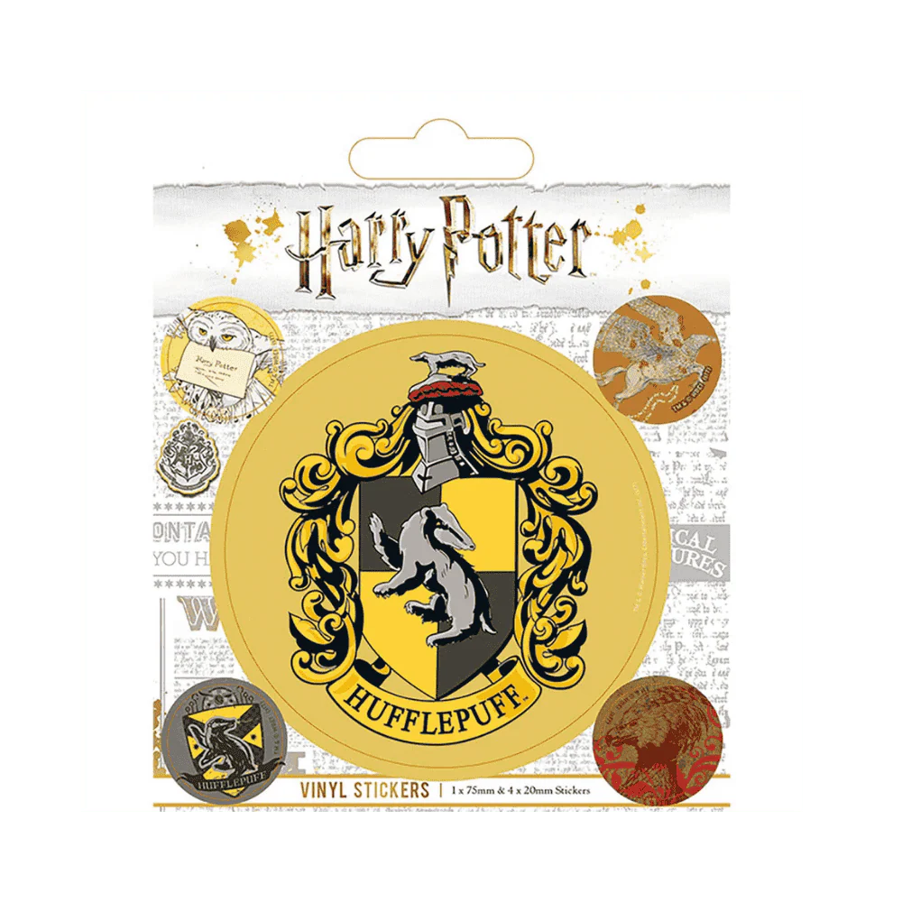 HARRY POTTER - HUFFLEPUFF (VINYL STICKER PACK) By Pyramid