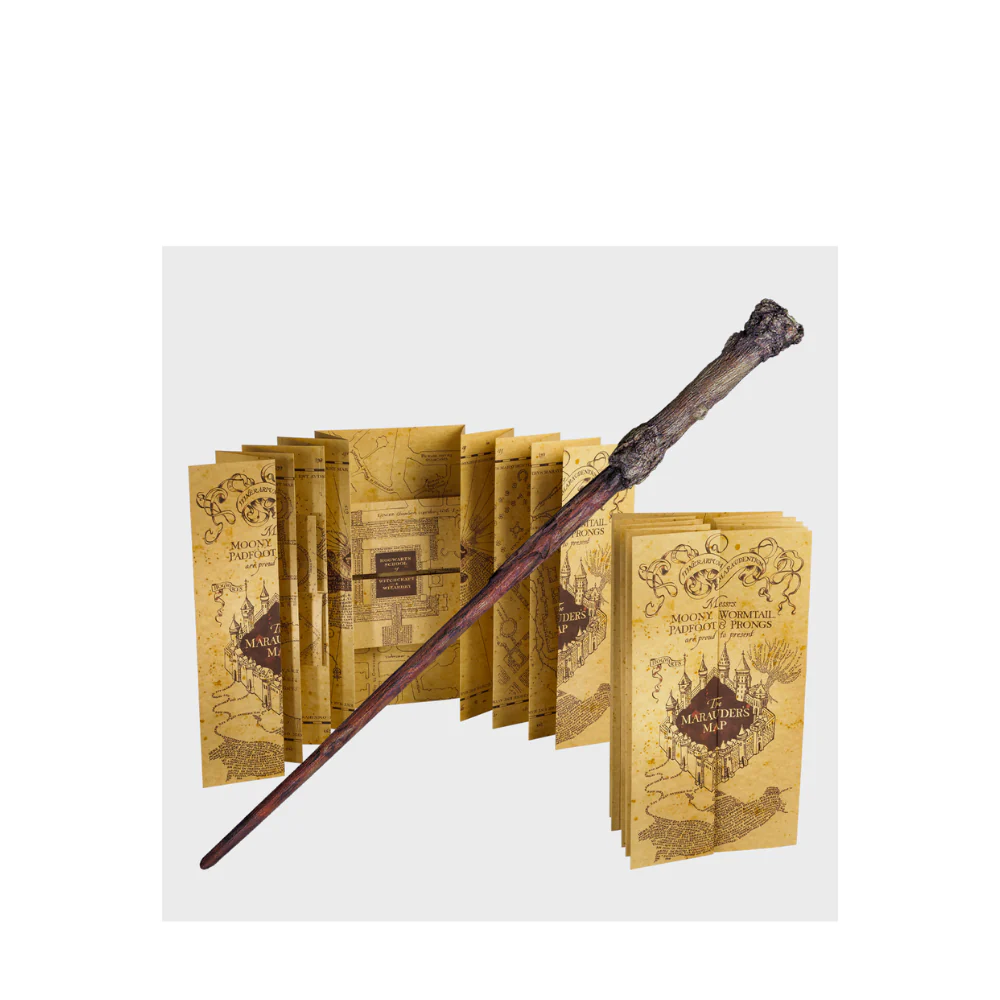 Harry Potter Wand and Marauders Map - Blister