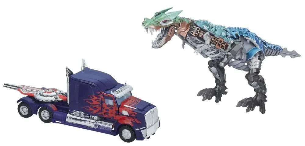 Transformers Leader Class Grimlock & Leader Class Optimus Prime Action Figure by Hasbro - Image 3