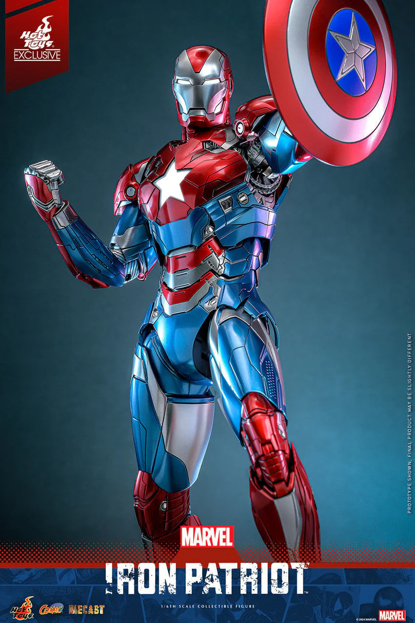 Iron Patriot CMS021 Action Figure By Hot Toys - Image 2
