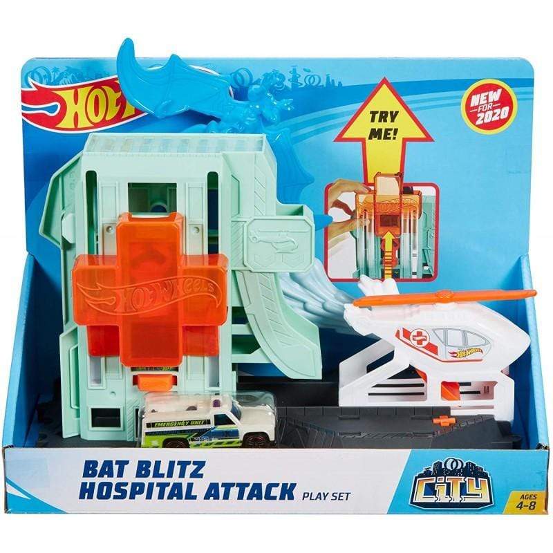 Hot Wheels Bat Blitz Hospital Attack Play Set - Image 3