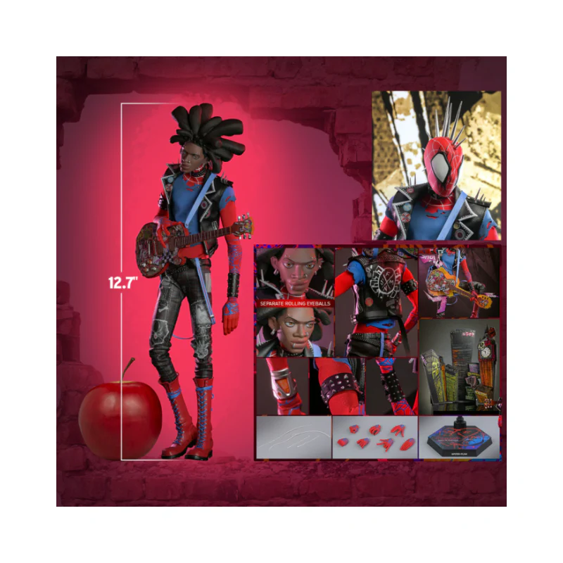 Marvel Spider Punk Sixth Scale Figure By Hot Toys - Image 2