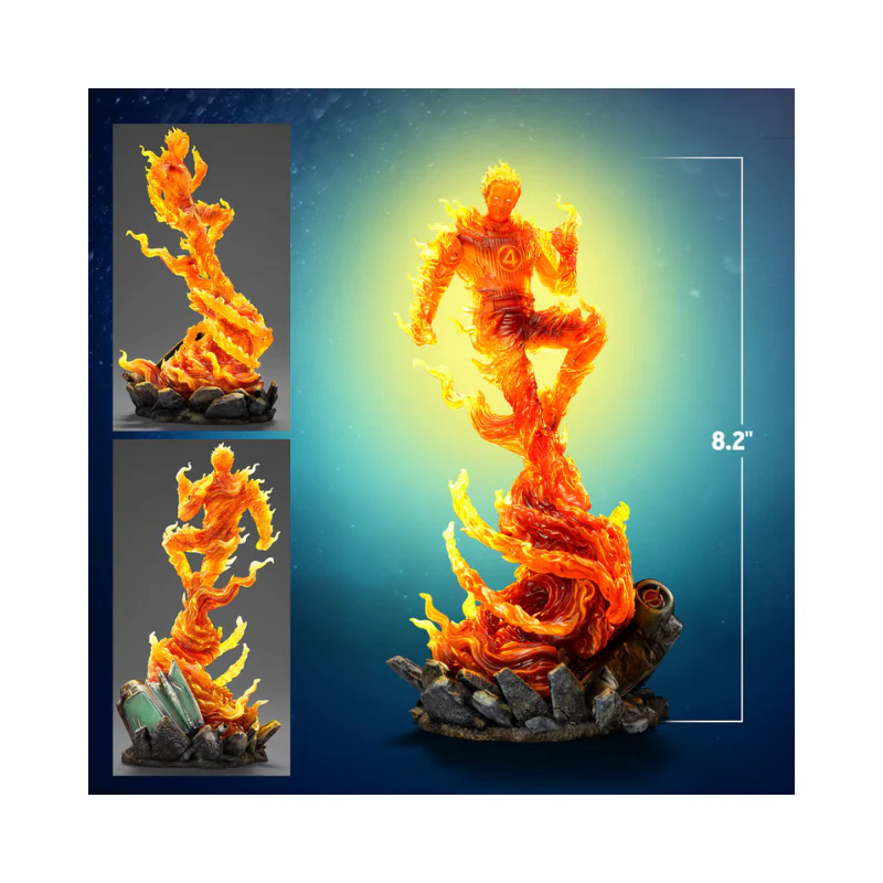 The Fantastic Four : First Steps The Human Torch 1/10 Art Scale Statue By Iron Studios - Image 6