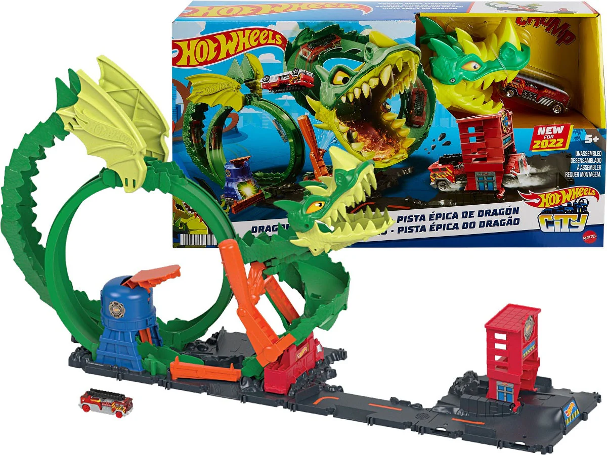 Hot Wheels Dragon Drive Firefight Track Set - Image 2