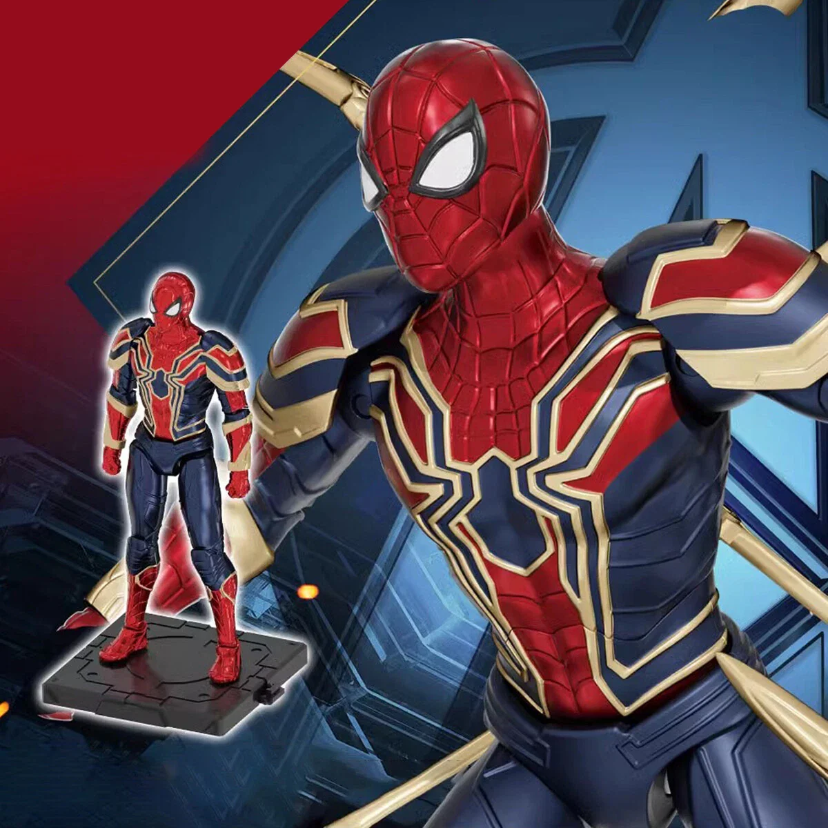 Infinity Saga Iron Spider Man Action Figures By Fond Joy - Image 4