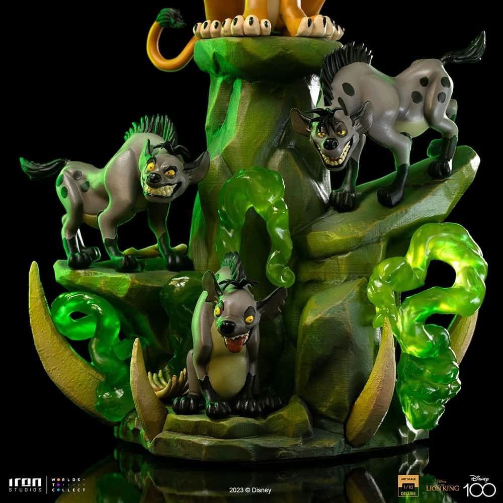 Scar Deluxe - Disney 100Th - The Lion King - Art Scale 1/10  by Iron Studios - Image 6