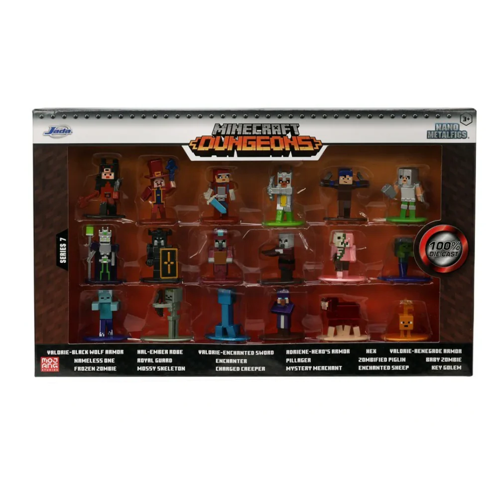 Minecraft Multi Pack Nano Figures - Wave 7 18 Pieces