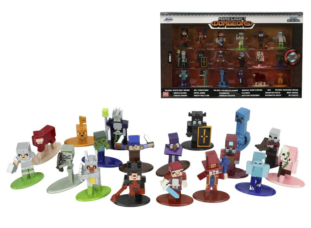 Minecraft Multi Pack Nano Figures - Wave 7 18 Pieces - Image 3