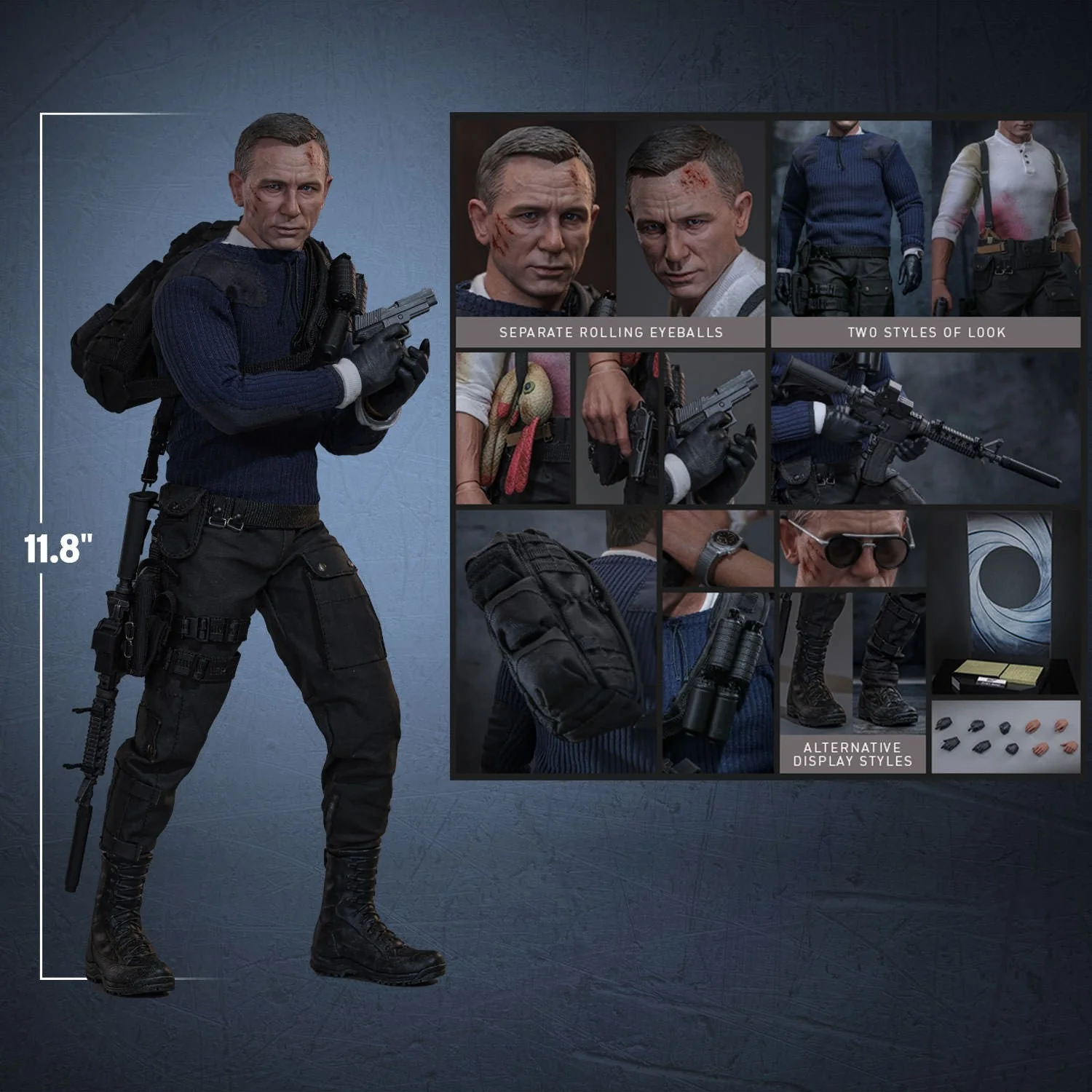 No Time To Die James Bond (Commando Outfit) 1/6 Scale Action Figure By Hot Toys - Image 2
