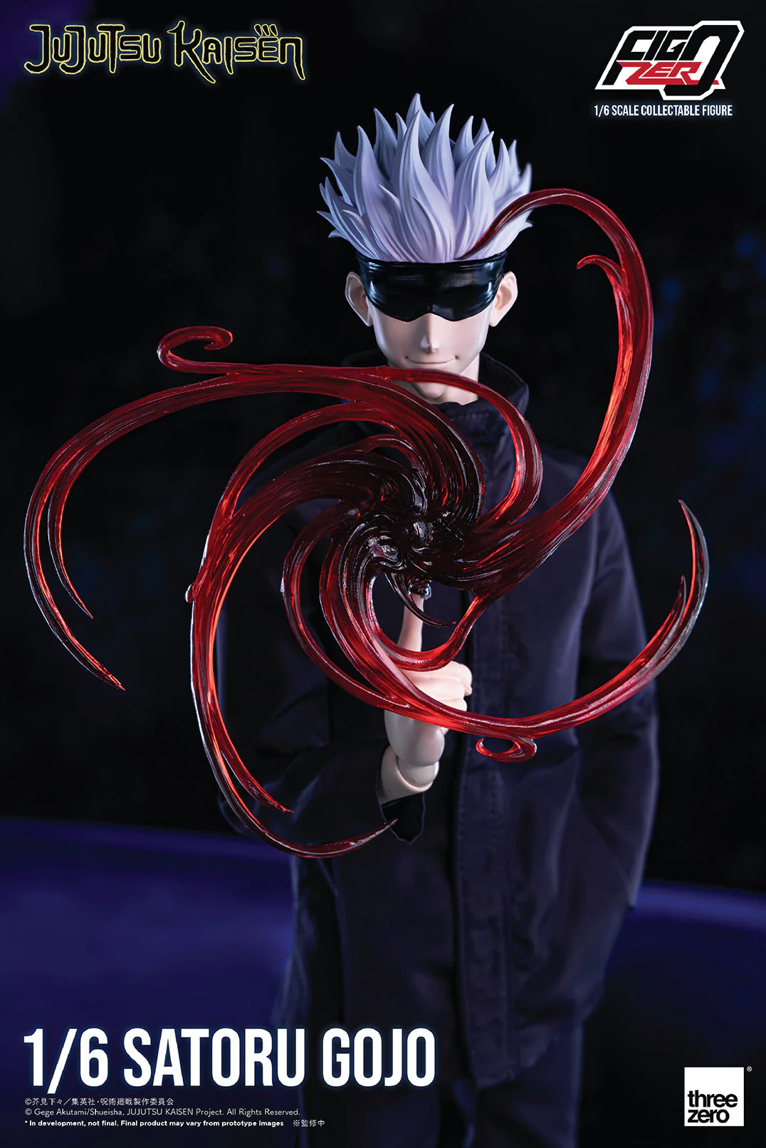 Jujutsu Kaisen Gojo Satoru 1/6 Scale FigZero Action Figure by ThreeZero - Image 6