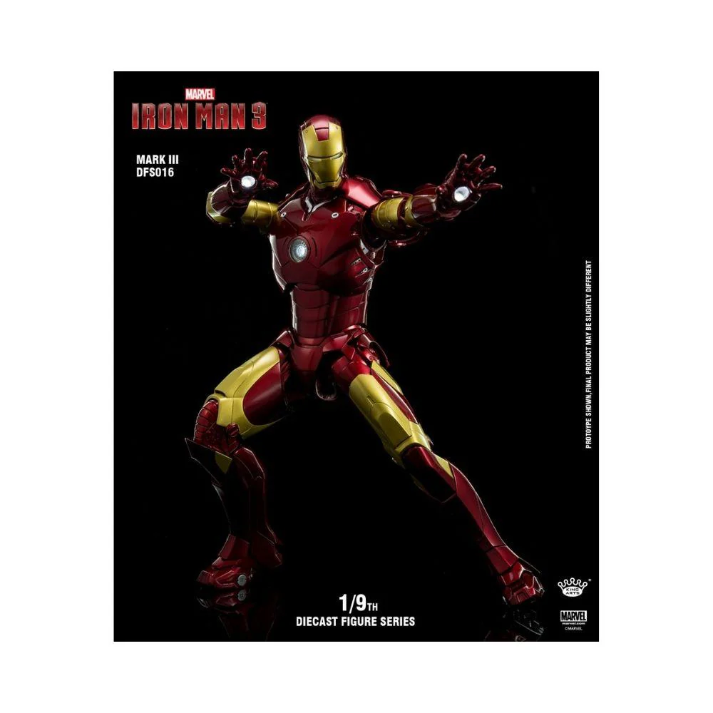 King Arts : Marvel - Diecast Iron Man 3 Mark III - Image 2
