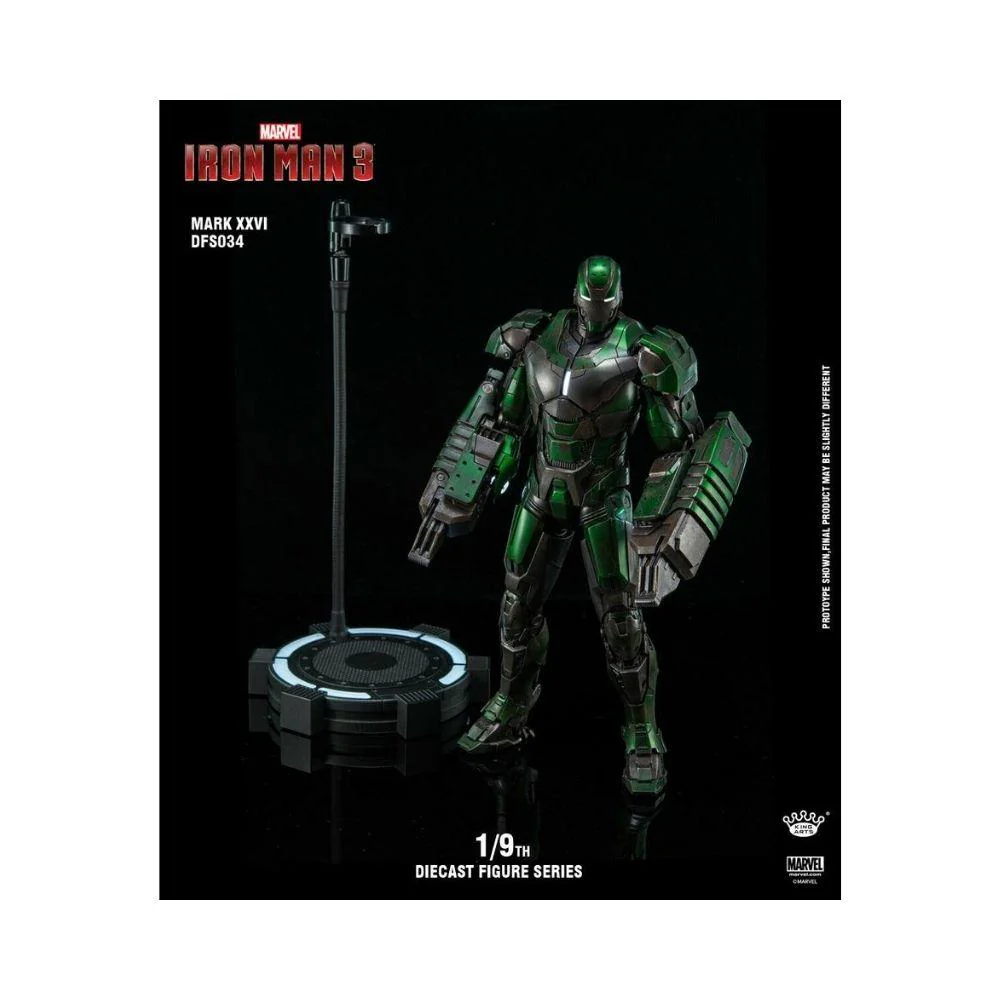 King Arts : Marvel - Diecast Iron Man 3 Mark XXVI - Image 2