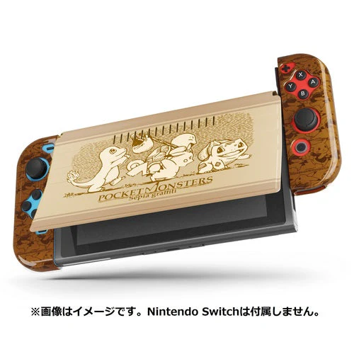 POKEMON CENTER : Pocket Monsters Sepia Graffiti Nintendo Switch Protective Case Set - Image 3