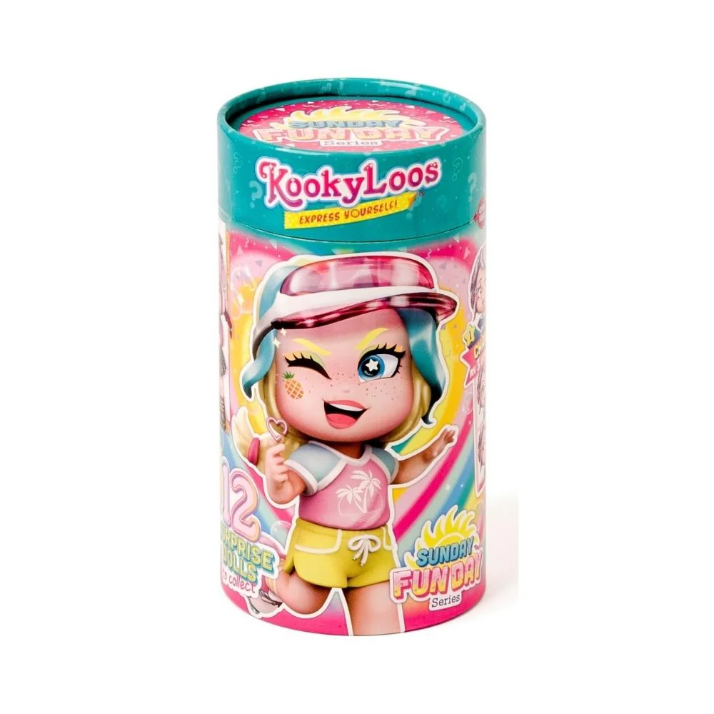 KOOKYLOOS Sunday Funday Series - Collectible Surprise Doll with Fashion Accessories