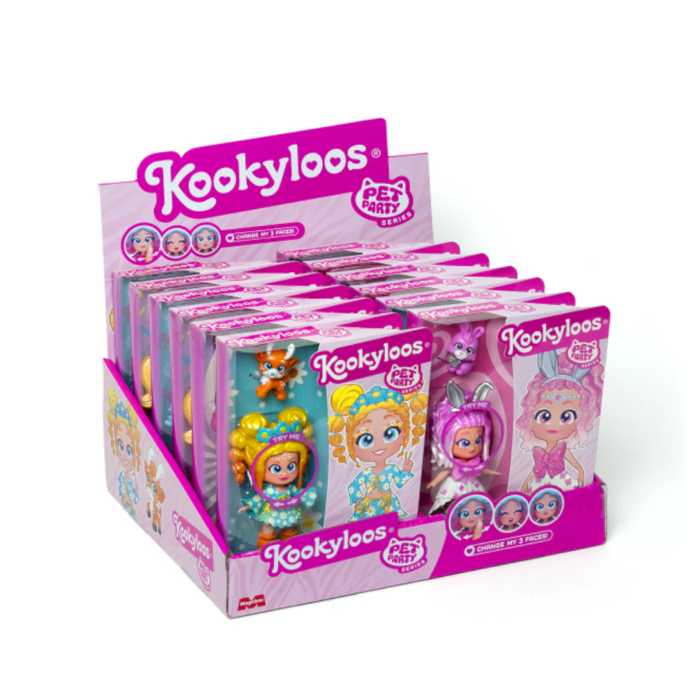 KOOKYLOOS PETS PARTY - Dolls Asst.8 - Display 2x12 (V.0)(1PC RANDOM) - Image 2
