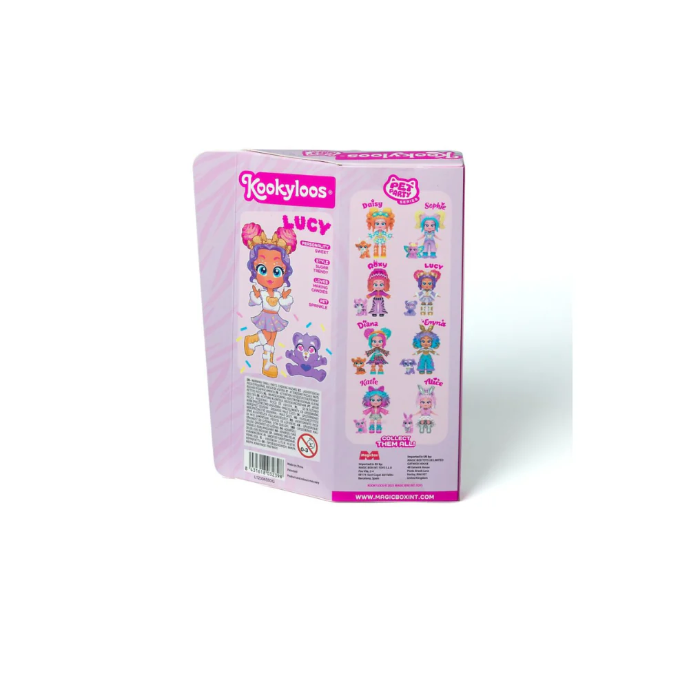 KOOKYLOOS PETS PARTY - Dolls Asst.8 - Display 2x12 (V.0)(1PC RANDOM) - Image 3