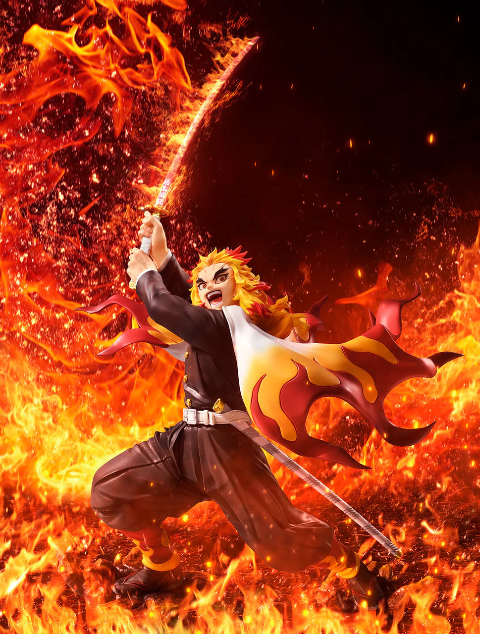 Demon Slayer: Kimetsu No Yaiba - Kyojuro Rengoku Dx Ver. 1/8 Scale by BelFine - Image 3
