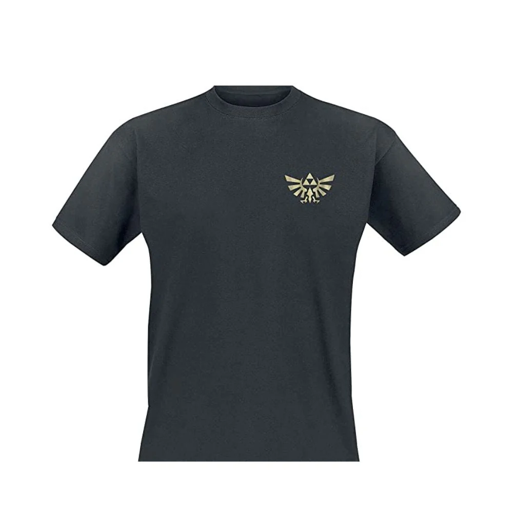 Legend of Zelda The Symbols Mens T-Shirt Black, Black, XL
