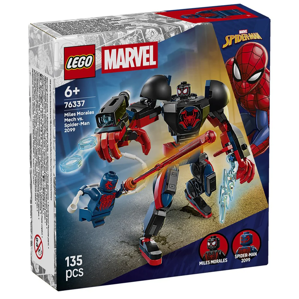 Lego Marvel Miles Morales Mech Vs. Spider-Man 2099 (76337)