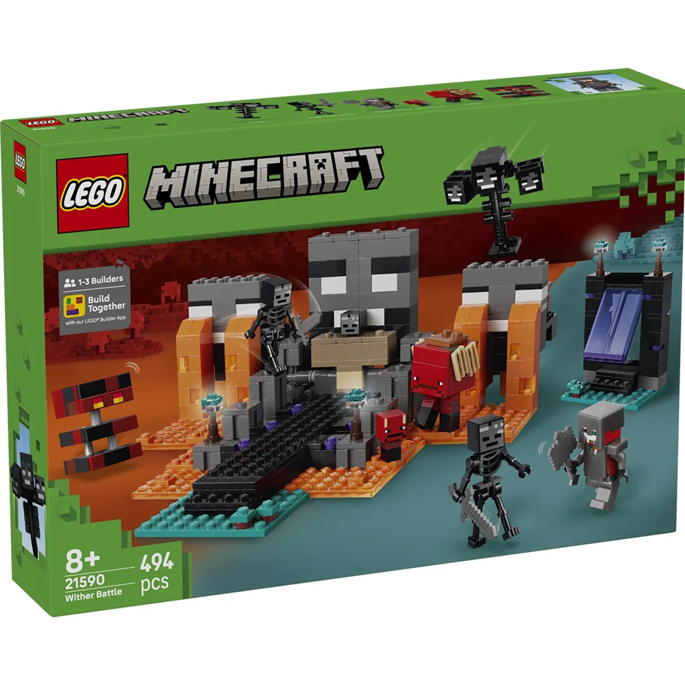 Lego Minecraft Wither Battle Pretend Play Gamer Gift (21590)
