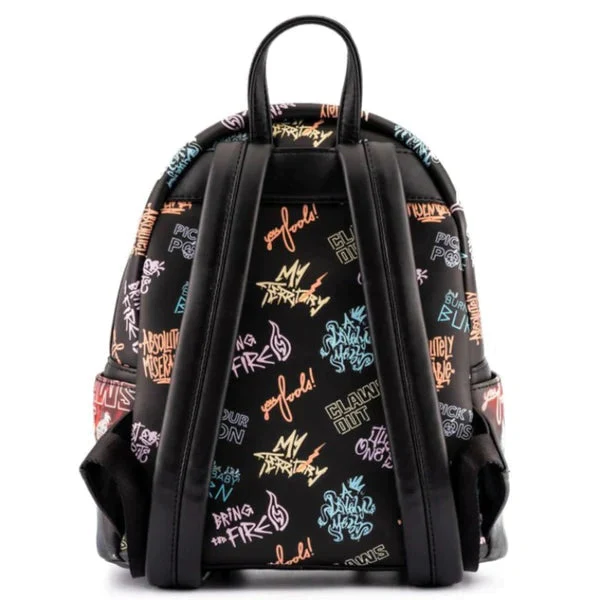 Loungefly! Leather: Disney Villians Club Mini Back Pack - Image 3